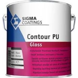 Sigma Contour PU S2U Gloss 1 liter Ral 9010